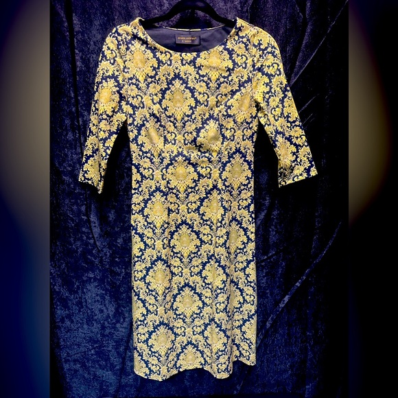 Gyalwana Dresses & Skirts - Gyalwana Black and Yellow Pencil Dress Size Small